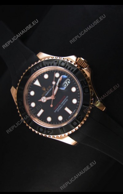 Rolex Yacht-Master 40 Oyster 40MM Watch in Everose Gold Swiss Watch 