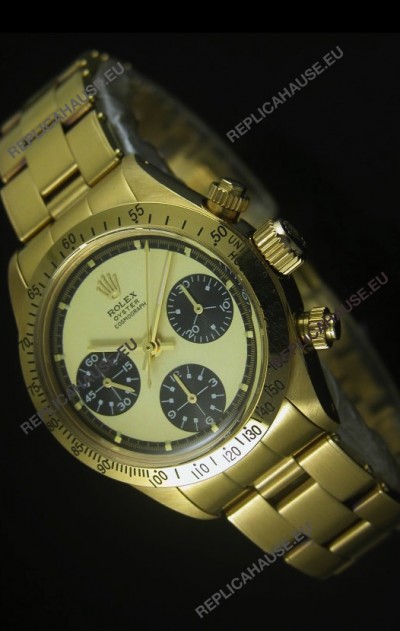 Rolex Daytona 6263 Cosmograph White Dial in Gold Case