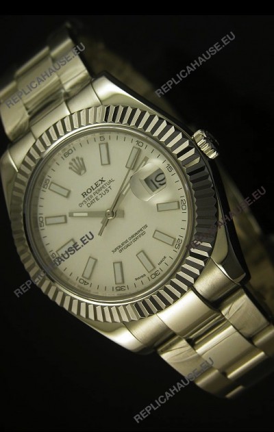Rolex Datejust Swiss Watch in White Dial - 2836-2 ETA 
