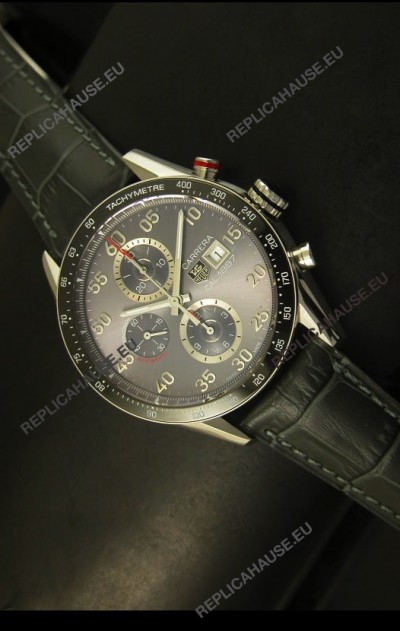 Tag Heuer Carrera Calibre 1887 Grey Dial Watch - 1:1 Mirror Replica 