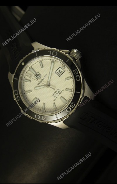 Tag Heuer Aquaracer Calibre 5 White Dial Swiss Watch - 1:1 Mirror Edition