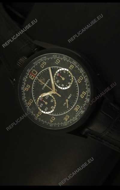 Tag Heuer Carrera 1887 Jack Heuer Edition - Carbon Dial Swiss Watch