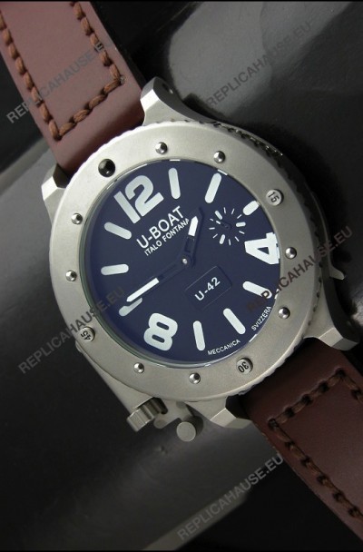 U Boat U-42 Diver Titanium Swiss Watch