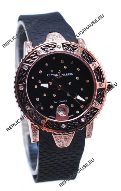 Ulysse Nardin Diver Starry Night Pink Gold Watch