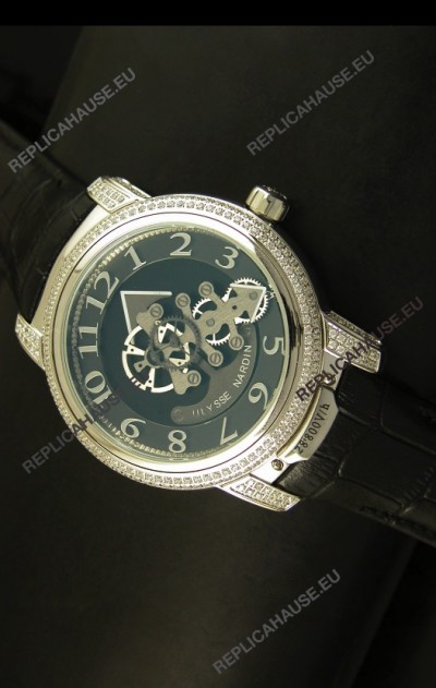 Ulysse Nardin Dual Escapement Japanese Watch in Grey Dial