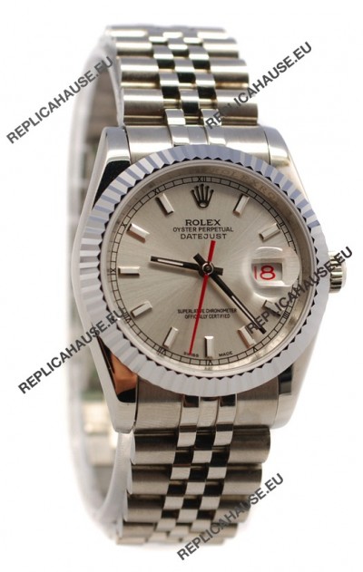 Rolex Datejust Japanese Watch in Grey Dial