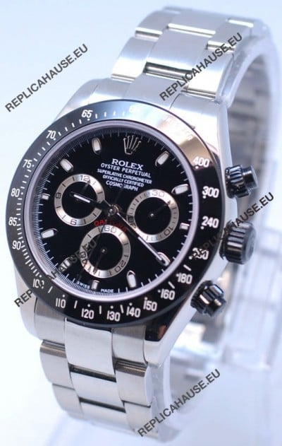 Rolex Project X Daytona Limited Edition Series II Cosmograph MonoBloc Cerachrom Swiss Watch in Black Face